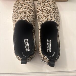 Skechers Go Walk Snake Print Slip-Ons
